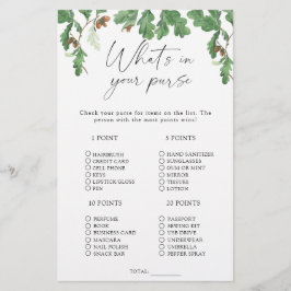 Lámina Árbol de maíz - ¿Qué hay en tu juego de bolso?