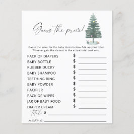 Lámina Árbol de Navidad - Adivinen el juego del precio