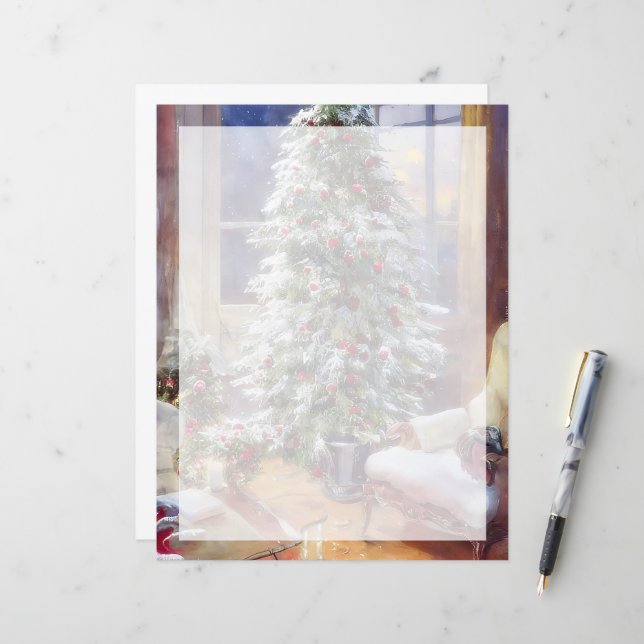 Lámina Árbol de Navidad antiguo (Anverso/Reverso In Situ)