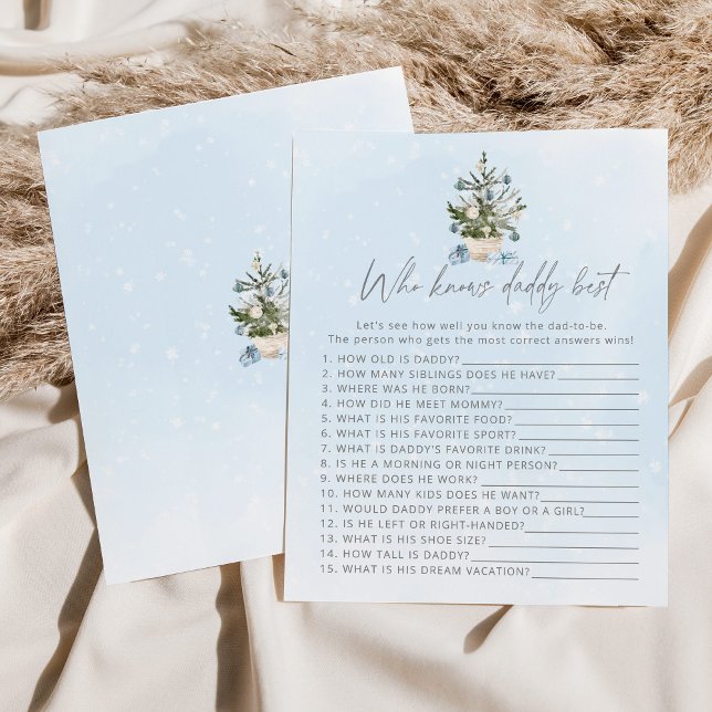 Lámina Árbol de navidad azul que conoce el mejor juego de (Subido por el creador)