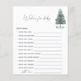 Lámina Árbol de Navidad - deseos de juego de bebé