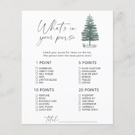 Lámina Árbol de Navidad - qué hay en tu bolso