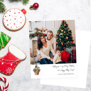 Lámina Árbol de Navidad Rústico Presupuestario V Nota Fot