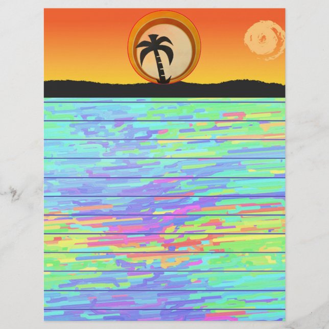 Lámina Árbol de palma (Anverso)