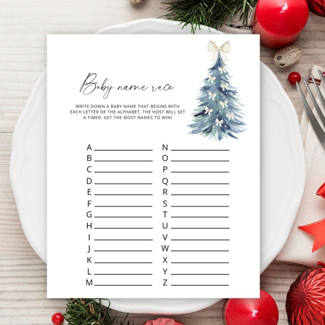 Lámina Árbol de pino de invierno Juego de raza del nombre (Subido por el creador)