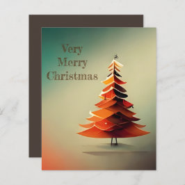 Lámina Árbol de pino moderno