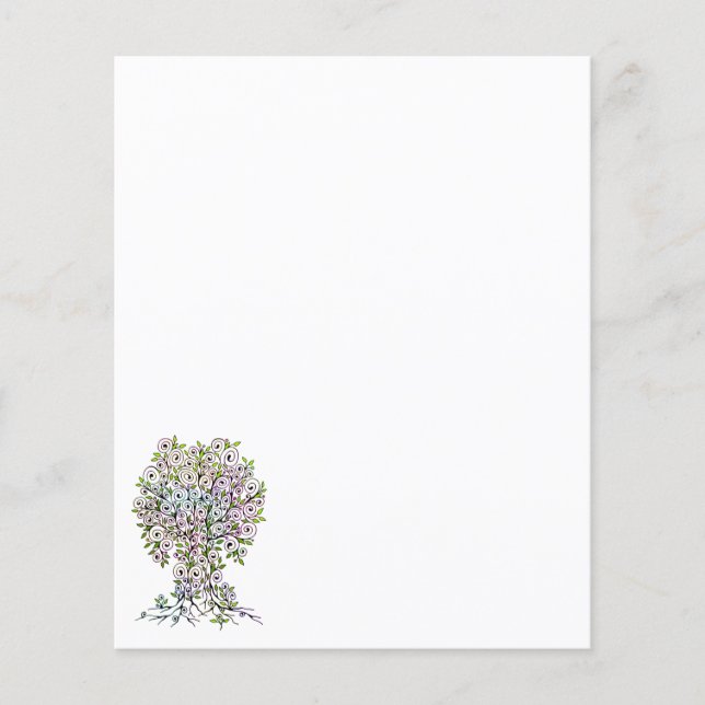 Lámina Árbol De Vida - Espirales Salen Frutas 1 (Anverso)