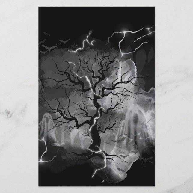 Lámina Árbol fantasma (Anverso)