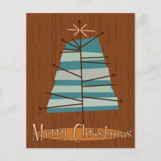 Lámina Árbol moderno de Navidad de mediados del siglo XX