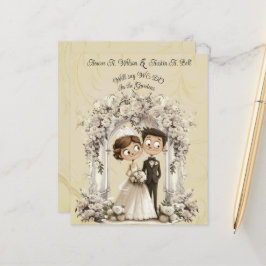 Lámina Arco Boda Whimsical Bride Groom