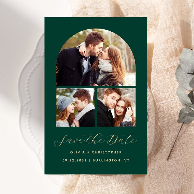 Lámina Arco de presupuesto Verde de 3 Collages de fotos G (Subido por el creador)