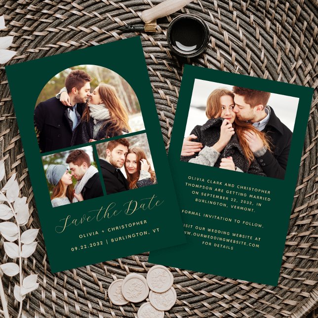 Lámina Arco de presupuesto Verde de 4 Collages de fotos G (Subido por el creador)