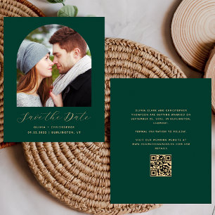 Lámina Arco fotográfico presupuestal QR Verde Esmeralda S