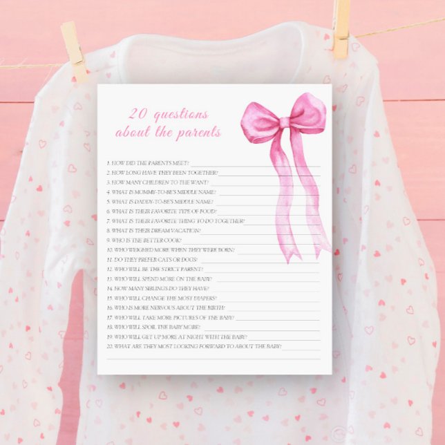 Lámina Arco rosado - 20 preguntas sobre los padres (Subido por el creador)