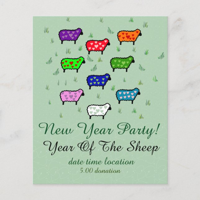 Lámina Arcoiris De Oveja (Anverso)