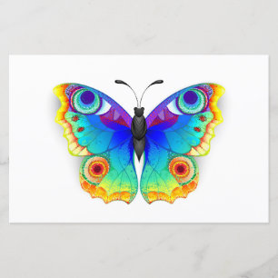 Lámina Arcoiris mariposa Peacock Eye