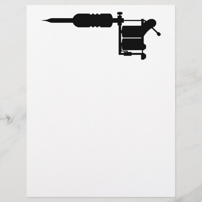 Lámina arma de tatuaje (Anverso)