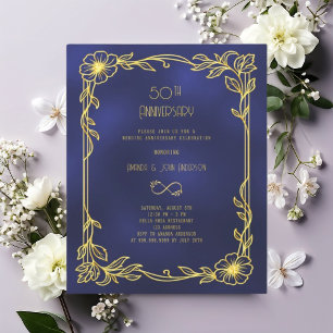 Lámina Art Deco Gatsby negro 50 invitación a la boda