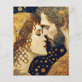 Lámina Art Nouveau A Couple In Love