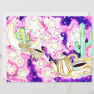 Lámina Arte de Cactus