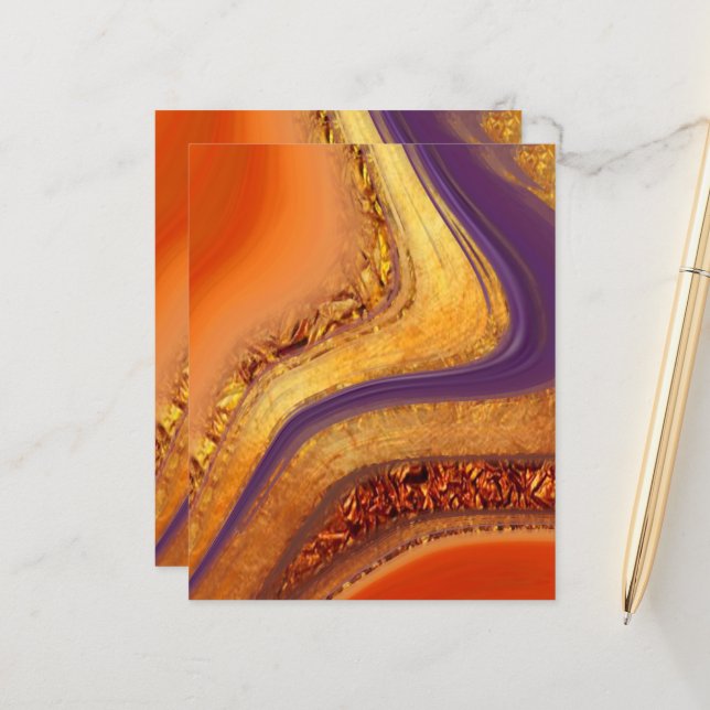 Lámina arte de color vibratorio (Anverso/Reverso In Situ)