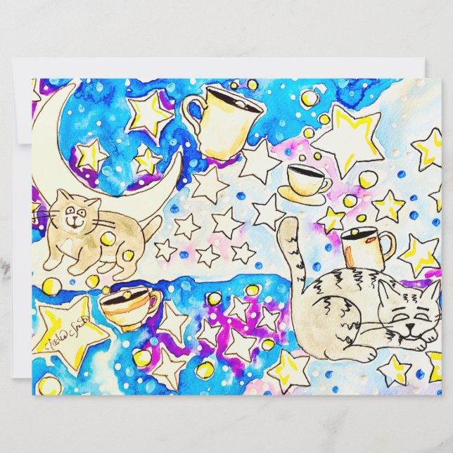 Lámina Arte de Gatito (Anverso)