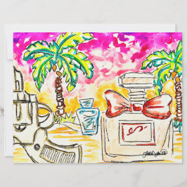 Lámina Arte de playa