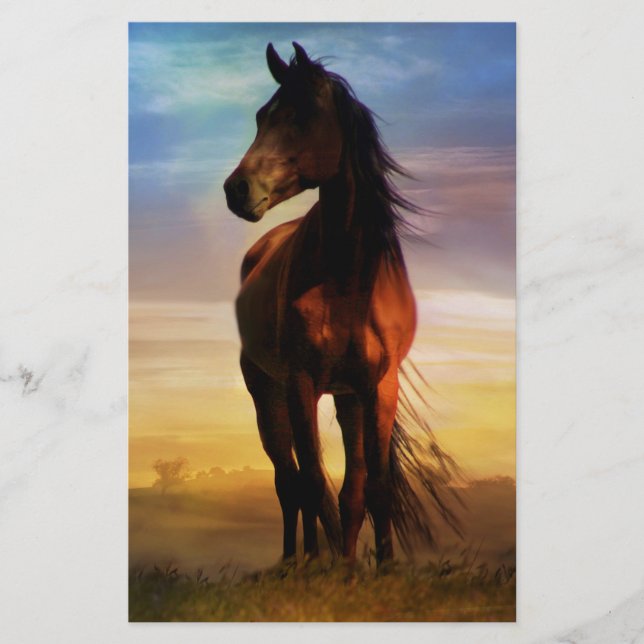 Lámina Arte de Regalos de Caballos (Anverso)