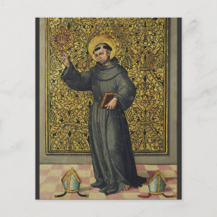 Lámina Arte del Renacimiento de San Bernardino de Siena