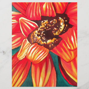 Lámina Arte floral del desierto de Gazania por Sacha Gros