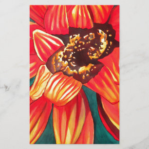 Lámina Arte floral del desierto de Gazania por Sacha Gros