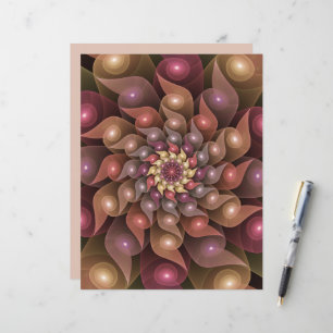 Lámina Arte fractal abstracto moderno surrealista brillan