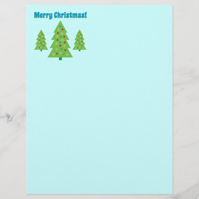 Lámina Arte moderno de árbol de Navidad (Anverso)