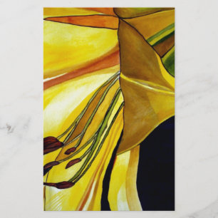 Lámina Arte original del amarillo Golden Splendor lirio