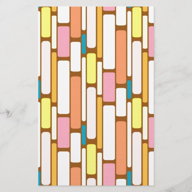 Lámina Arte retro multicolor (Anverso)