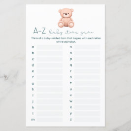 Lámina Artículos para bebés | Baby Boy Shower