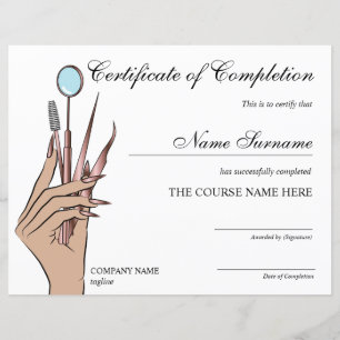 Lámina Artista de maquillaje latigazos Curso de belleza o