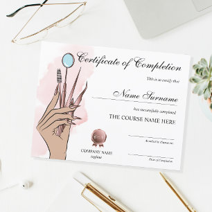 Lámina Artista de maquillaje latigazos Curso de belleza o