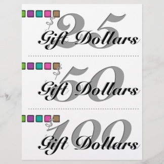 Lámina Artistas de maquillaje Certificados de Regalo Pale
