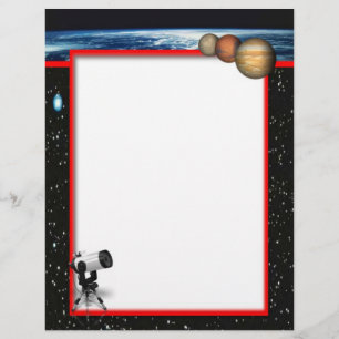 Lámina Astronomía Letterhead