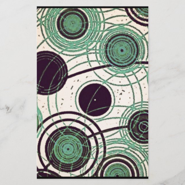 Lámina átomos y electrones diseño de partículas yaie (Anverso)