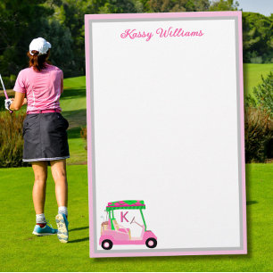 Lámina Atractivo Tema De Golf Rosa Estacionamiento Person