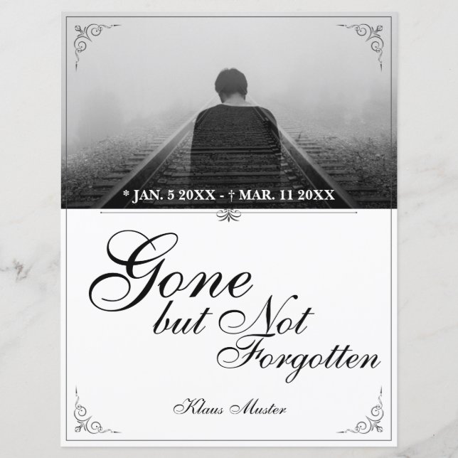 Lámina Atrás pero no olvidado - Clásico (Anverso)