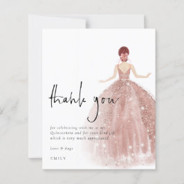 Lámina Auburn Quinceañera, Rosa de presupuesto