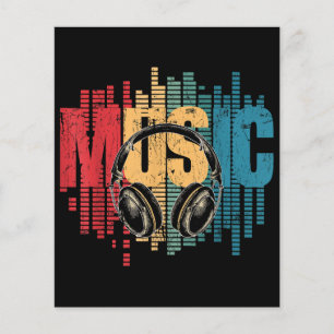 Lámina Auriculares de vídeo para DJ Lover