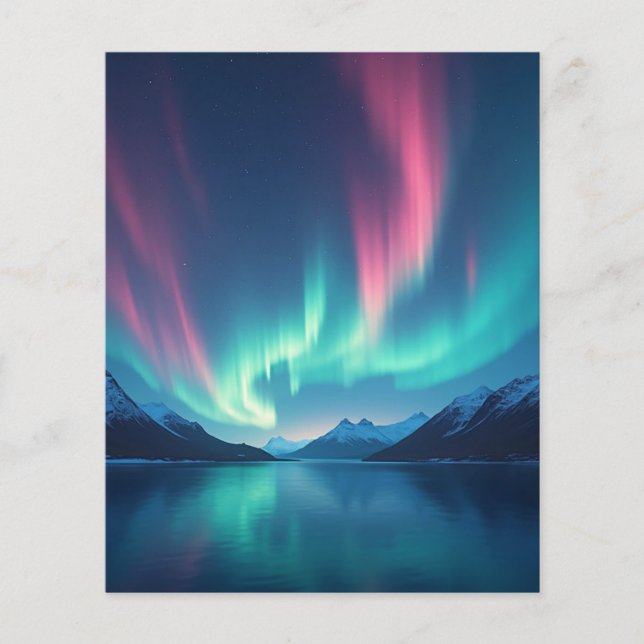 Lámina Aurora islandesa (Anverso)