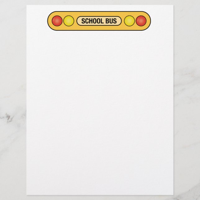 Lámina Autobús escolar (Anverso)