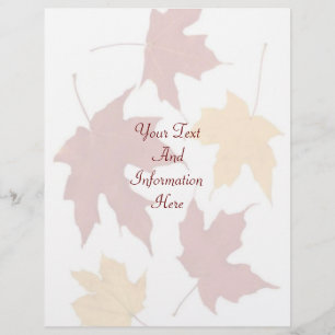 Lámina Autumn Letterhead