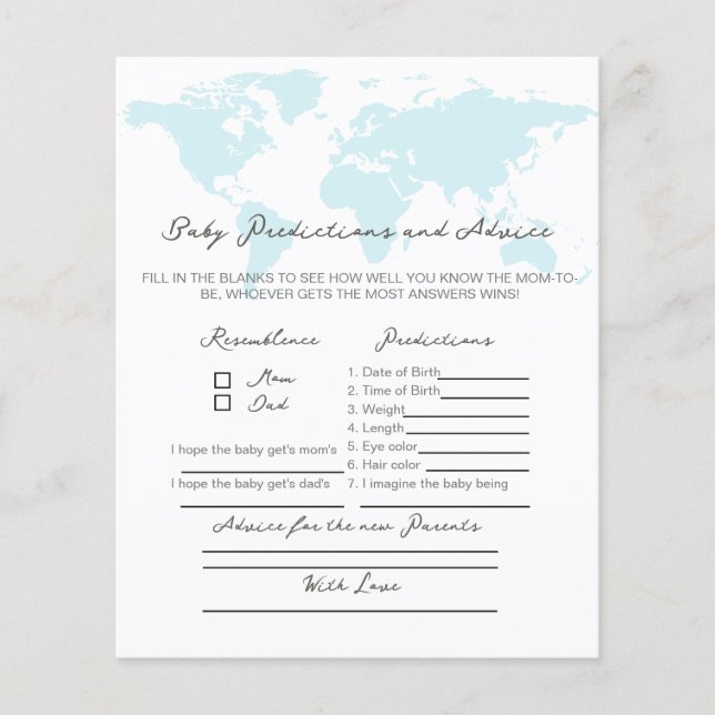 Lámina Aventura, consejo para los nuevos padres (Anverso)