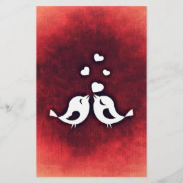 Lámina Aves amorosas